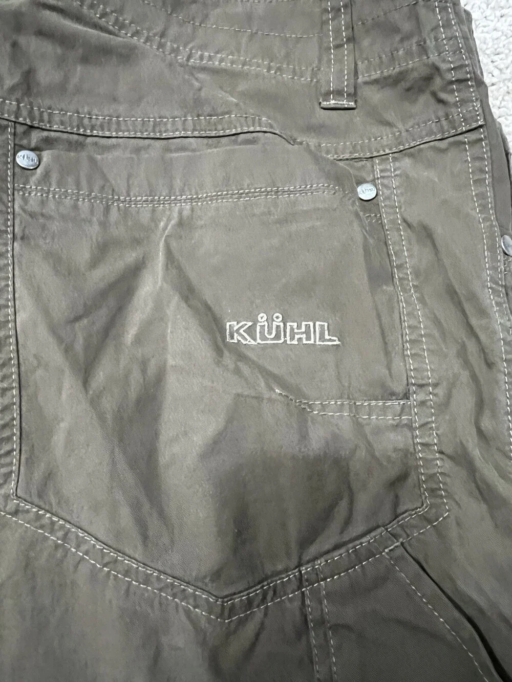 Kuhl Pants Men 36x32 Brown Outdoor Utility Hiking Workwear Cargo Pants